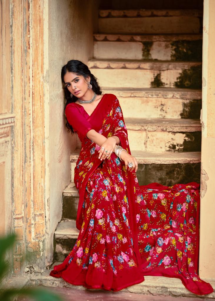 Kashvi Yashvi 2 Fancy Ethnic Wear Georgette Designer Fancy Saree Collection